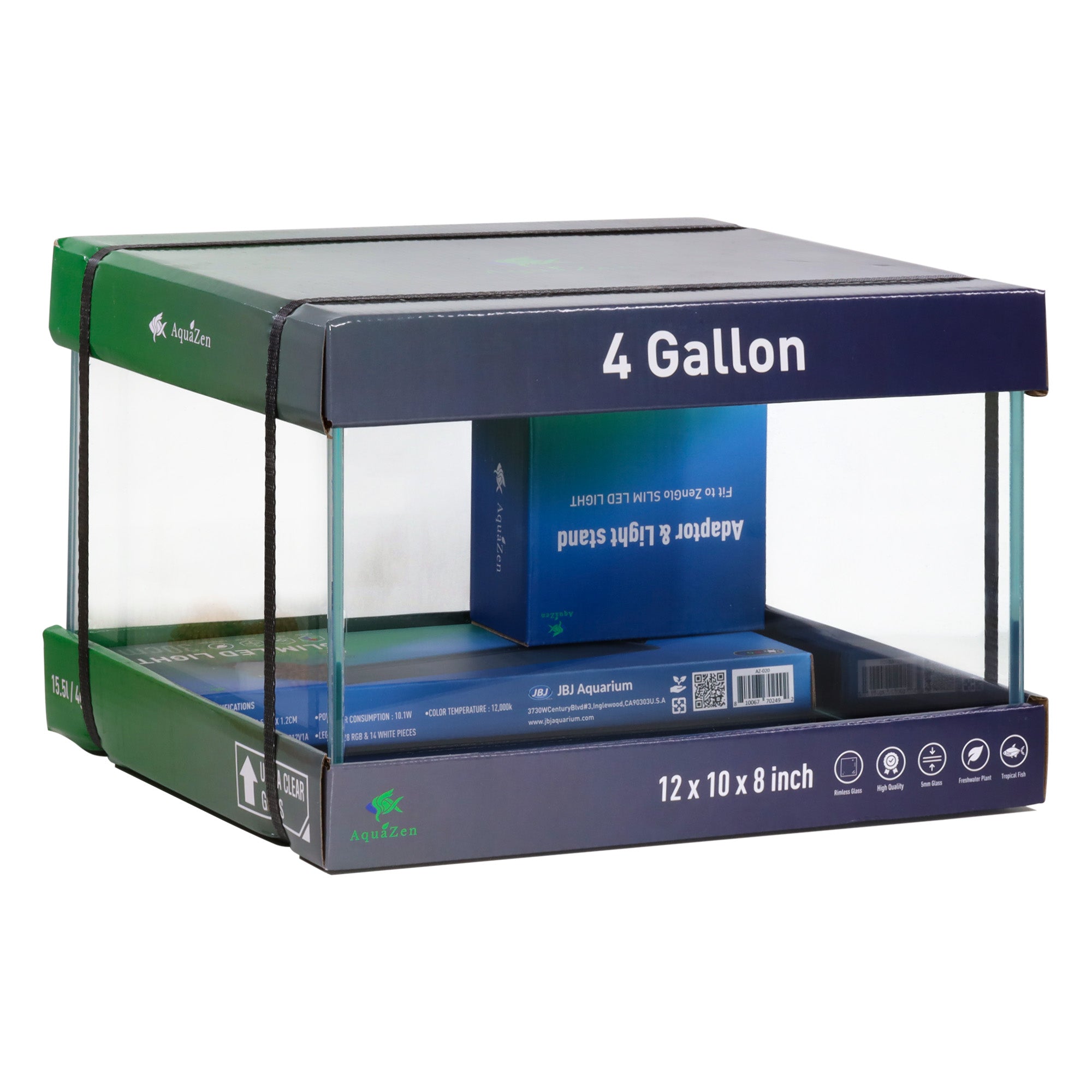 JBJ 4 Gallon Rimless Aquarium Kit