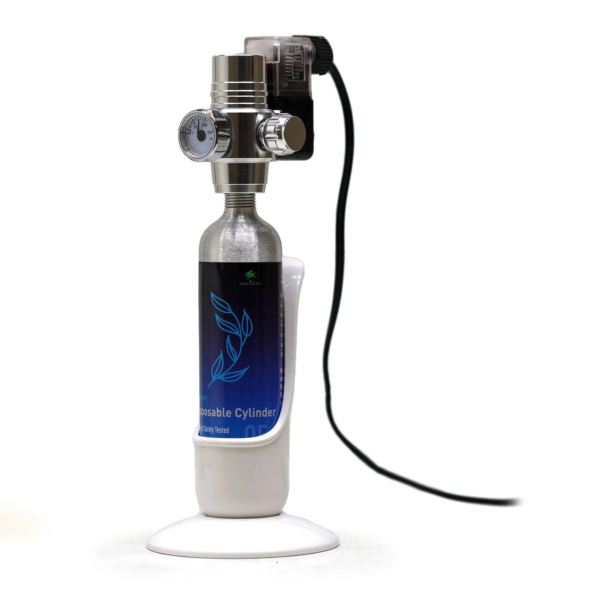 22 Gallon Ultra Clear Aquarium Bundle with AquaZen CO2 Nano Kit with Disposable Cartridge