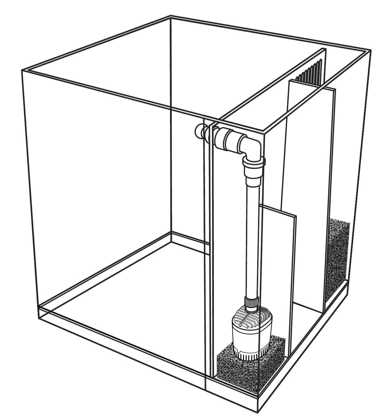 8 Gallon All in One Aquarium Kit by Lifegard Aquatics dimensions