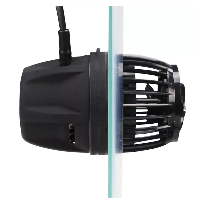 EcoTech Marine VorTech MP60W Propeller Pump w/ Wireless Quiet Drive - MP60mQD-US side view inside an aquarium