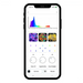 Illumagic X4 LED - Aquascaper (freshwater) app on a phone on a white background