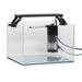 JBJ 4 Gallon Rimless Aquarium Kit front view with light and filter