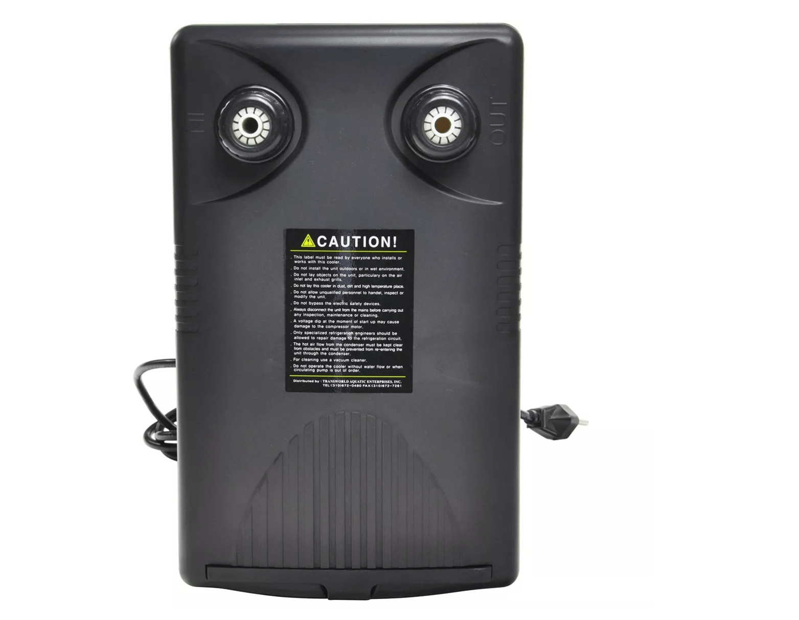 JBJ Arctica Aquarium Chiller 1/15 HP top view