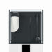 JBJ 25 gallon aquarium filtration system back view white