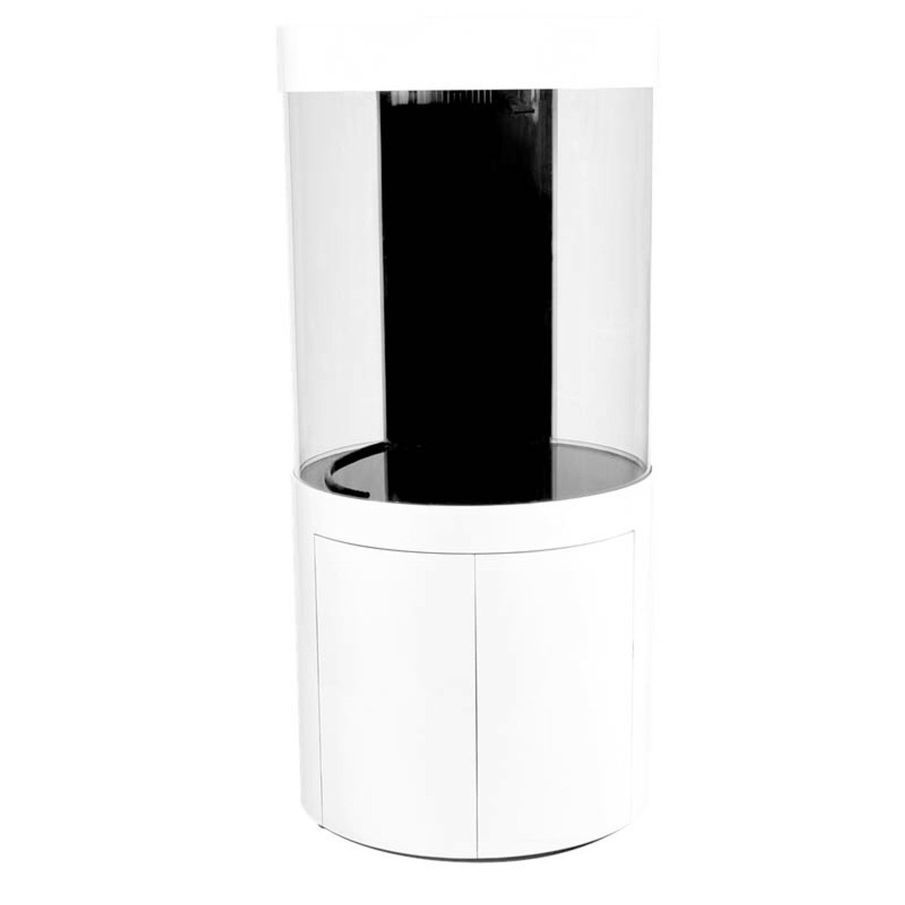 ProClear Cylinder 125 Acrylic Aquarium with Stand white front view