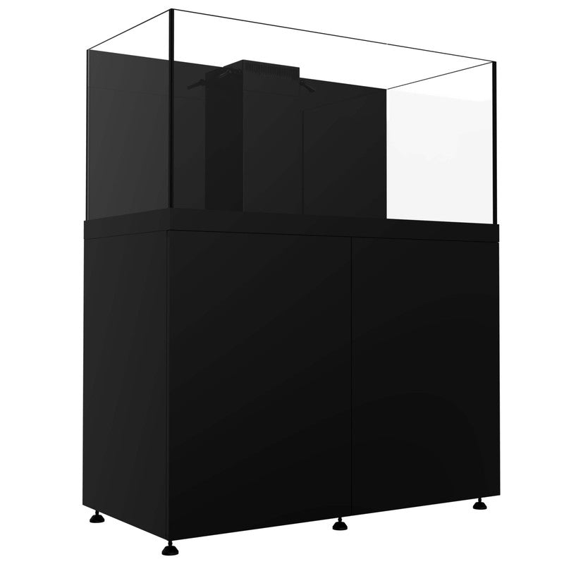 ProStar 150 Rimless Aquarium V2 front view black cabinet