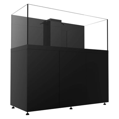 ProStar 200 Rimless V2 Aquarium with Stand black cabinet side view