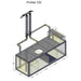 ProStar 230 Rimless V2 Aquarium with Stand plumbing and filtration diagram