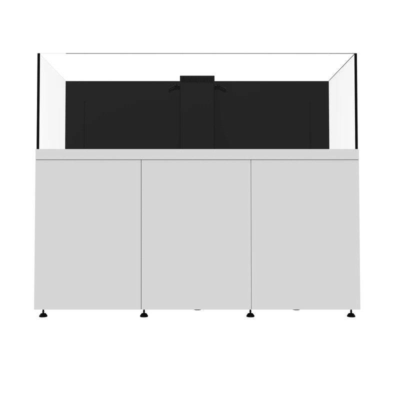 ProStar 230 Rimless V2 Aquarium with Stand front view white cabinet