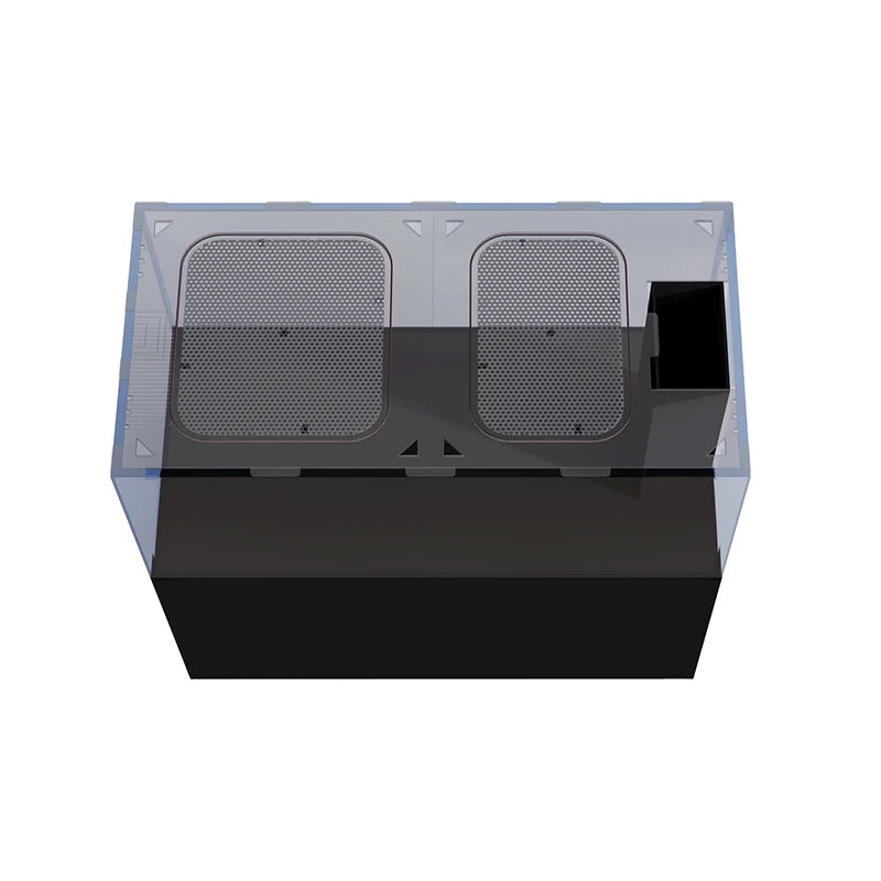 ProStar Peninsula 150 Rimless Aquarium V2 Lid by Pro Clear Aquatic Systems installed on an aquarium