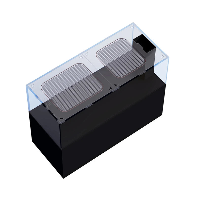 ProStar Peninsula 200 Rimless Aquarium V2 Lid by Pro Clear Aquatic Systems installed on an aquarium