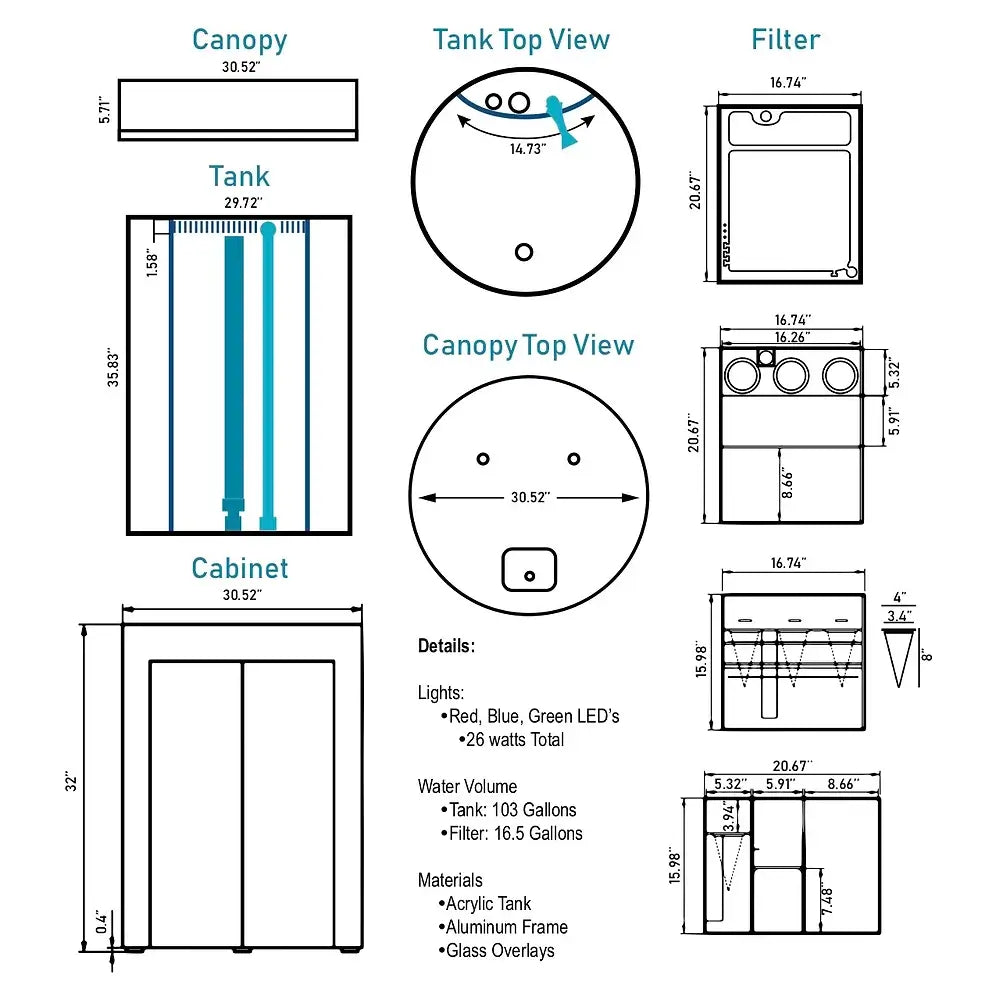 proclear cylinder 125 specs diagram