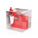 RedFlex 4-In-1 Sump 100 (16" x 16" x 16") by Pro Clear Aquatic Systems angled view main image
