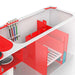 RedFlex 4-In-1 Sump 200 (32" x 12" x 16") by Pro Clear Aquatic Systems left side angled close up view