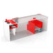 RedFlex 4-In-1 Sump 300 (37" x 14.5" x 16") by Pro Clear Aquatic Systems left side angled view