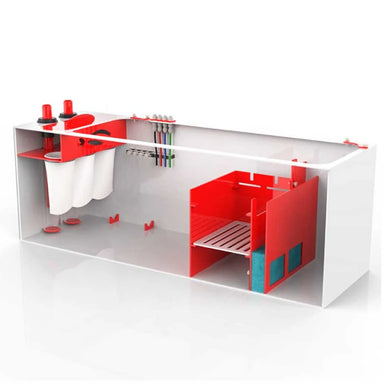 RedFlex 4-In-1 Sump 300 (37" x 14.5" x 16") by Pro Clear Aquatic Systems right side angled view main image