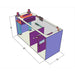 RedFlex Reef Sump 200 (32" x 12" x 16") by Pro Clear Aquatic Systems angled view dimensions