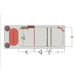 RedFlex Reef Sump 200 (32" x 12" x 16") by Pro Clear Aquatic Systems top view dimensions