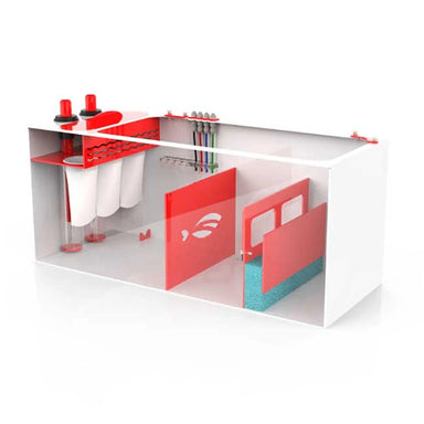 RedFlex Reef Sump 300 (37" x 14.5" x 16") by Pro Clear Aquatic Systems right side angled view
