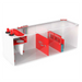 RedFlex Reef Sump 400 (45" x 14.5" x 16") by Pro Clear Aquatic Systems left side angled view