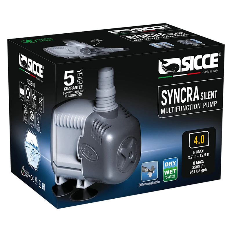 Sicce Syncra Silent Multifunction Pumps 4.0 (951 gph)