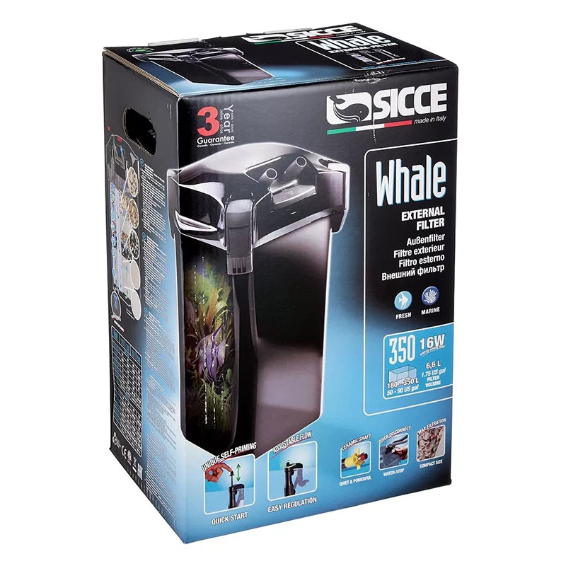 Sicce Whale Canister Filters 350 packaging