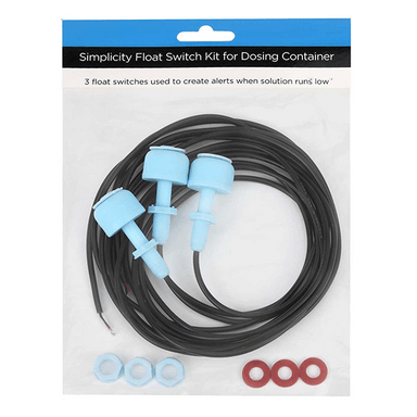 Simplicity Float Switch Kit for Dosing Container (3-Pack) inside packaging